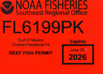 Reef Permit 2025-2026 Angling Adventures